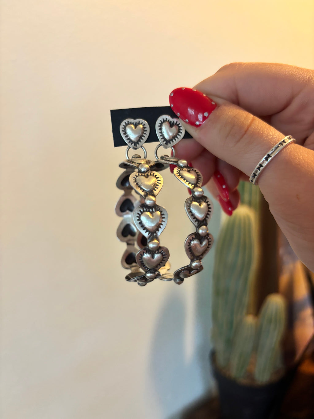 Chris Etsitty Heart Hoops - medium