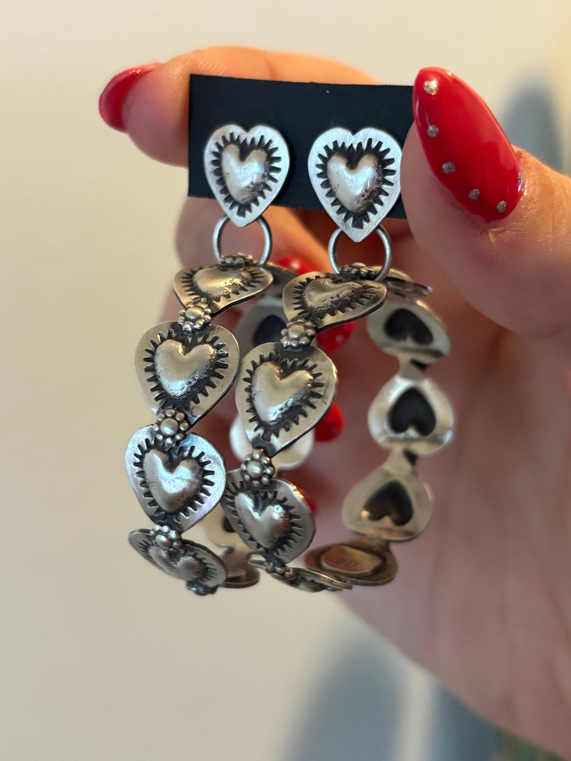 Chris Etsitty Heart Hoops - Small