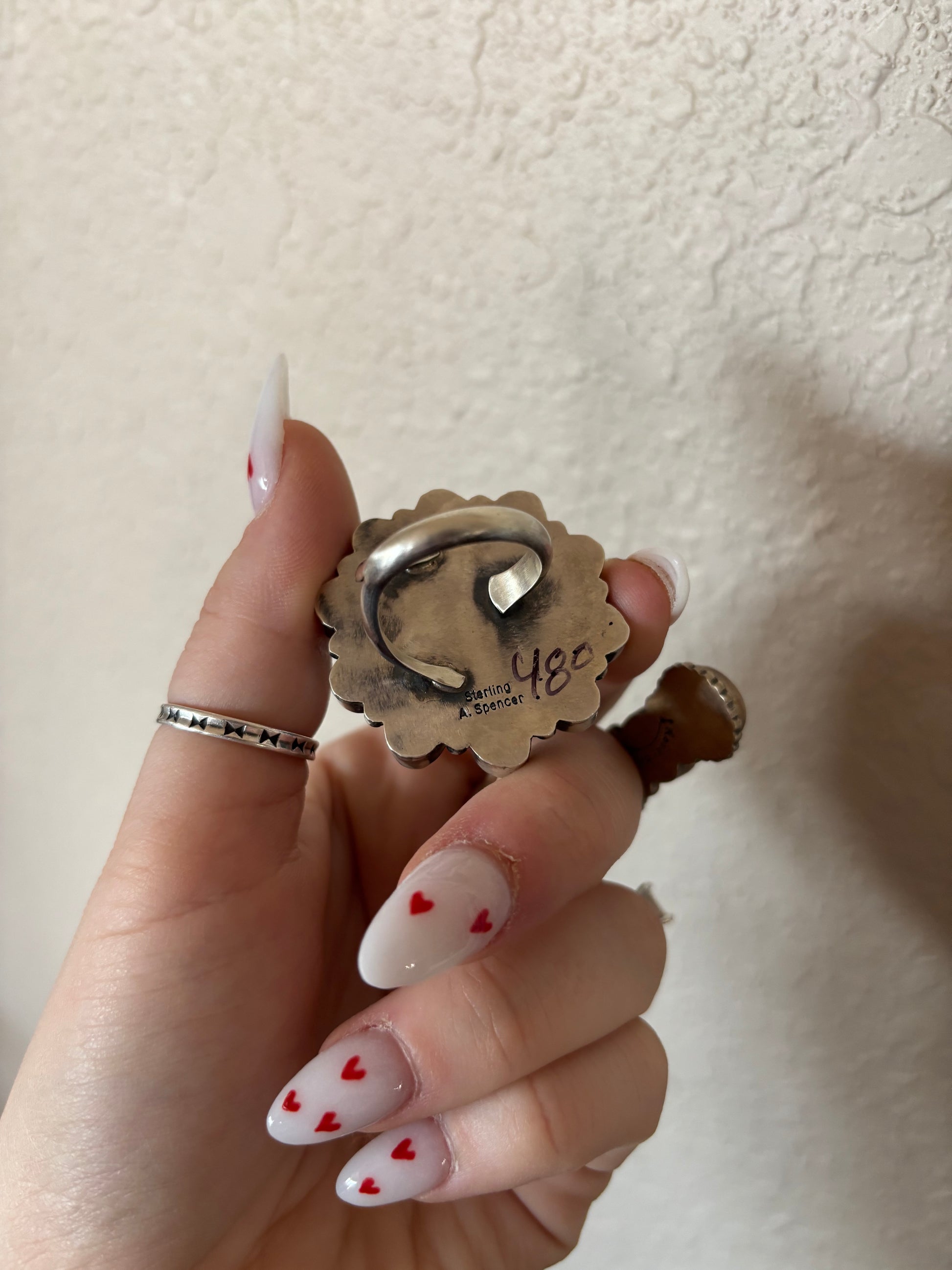 Annie Spencer Adjustable Kingman Cluster Ring