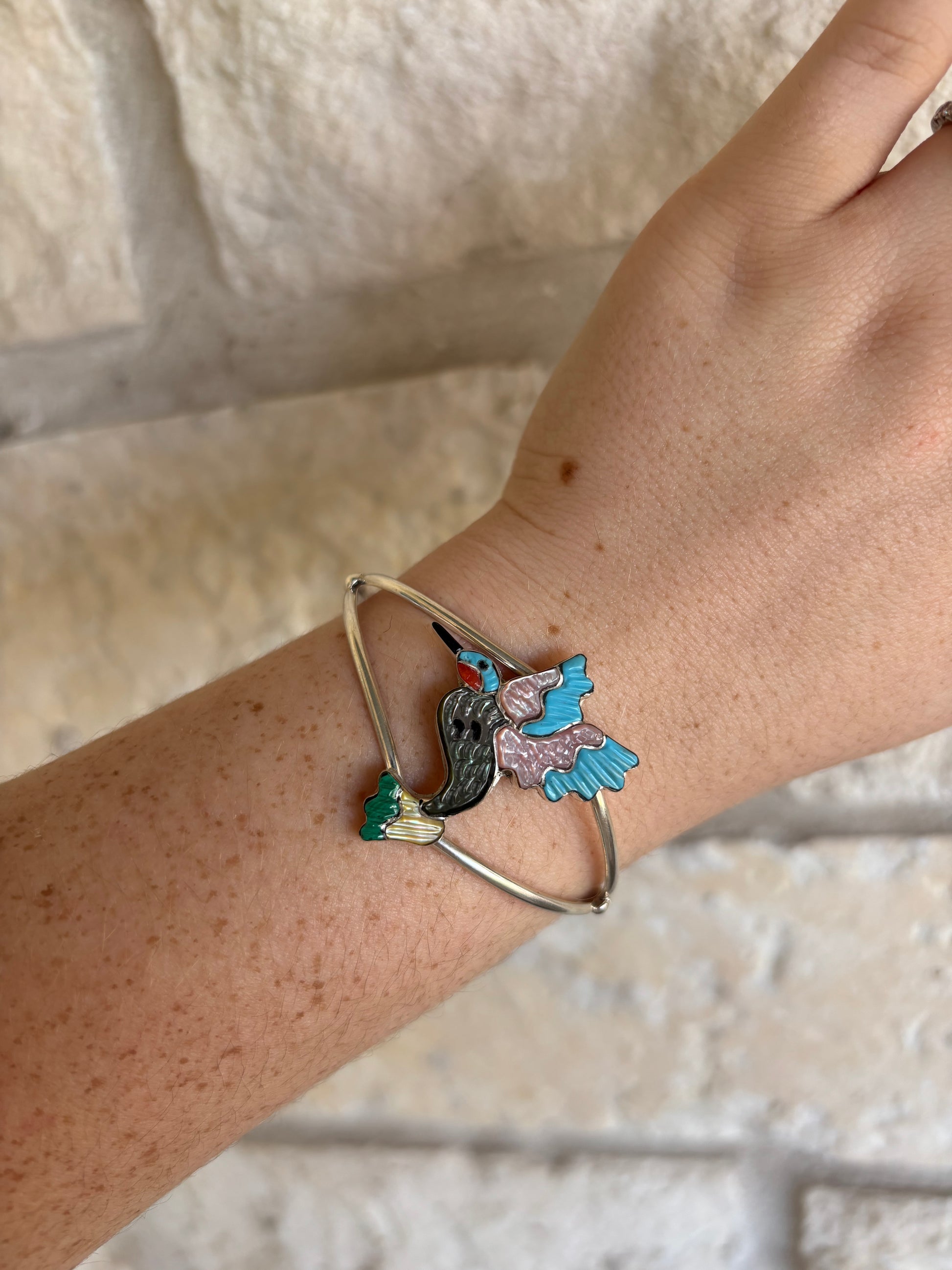 Zuni Hummingbird Cuff