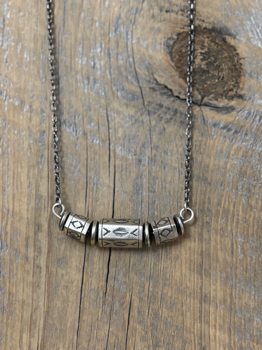 The Barrel Bead Necklace