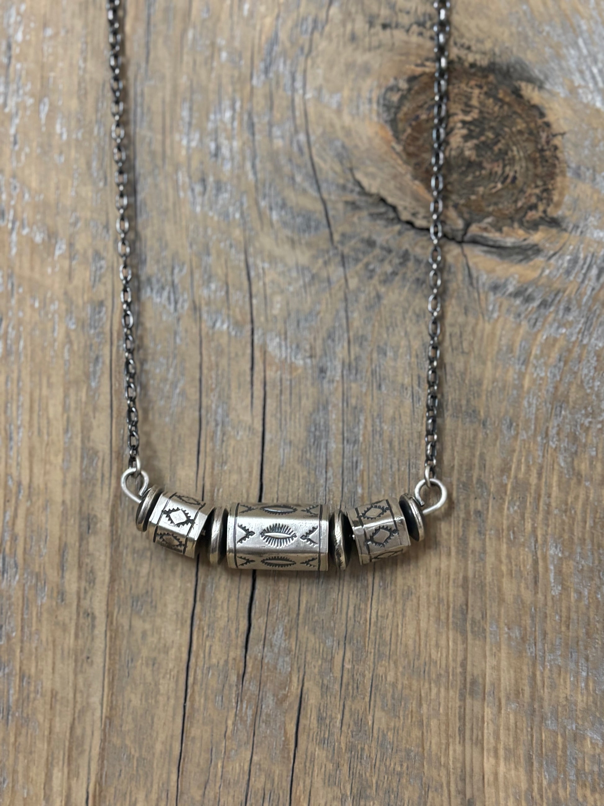 The Barrel Bead Necklace