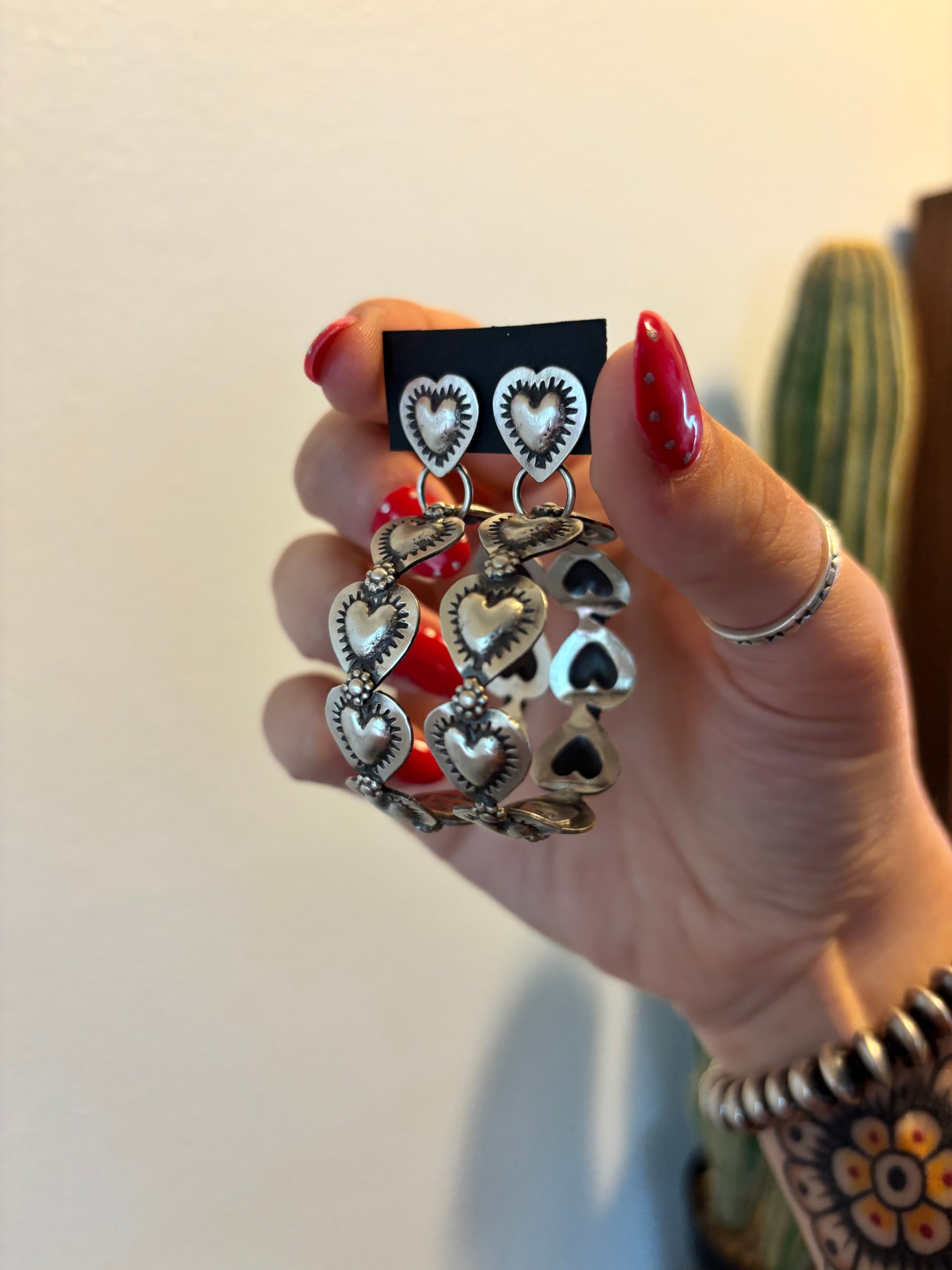 Chris Etsitty Heart Hoops - Small
