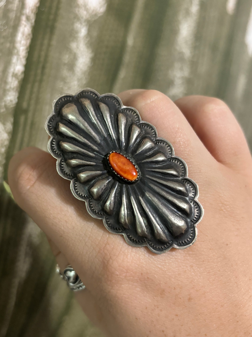 Rita Lee Concho Ring Sz 8