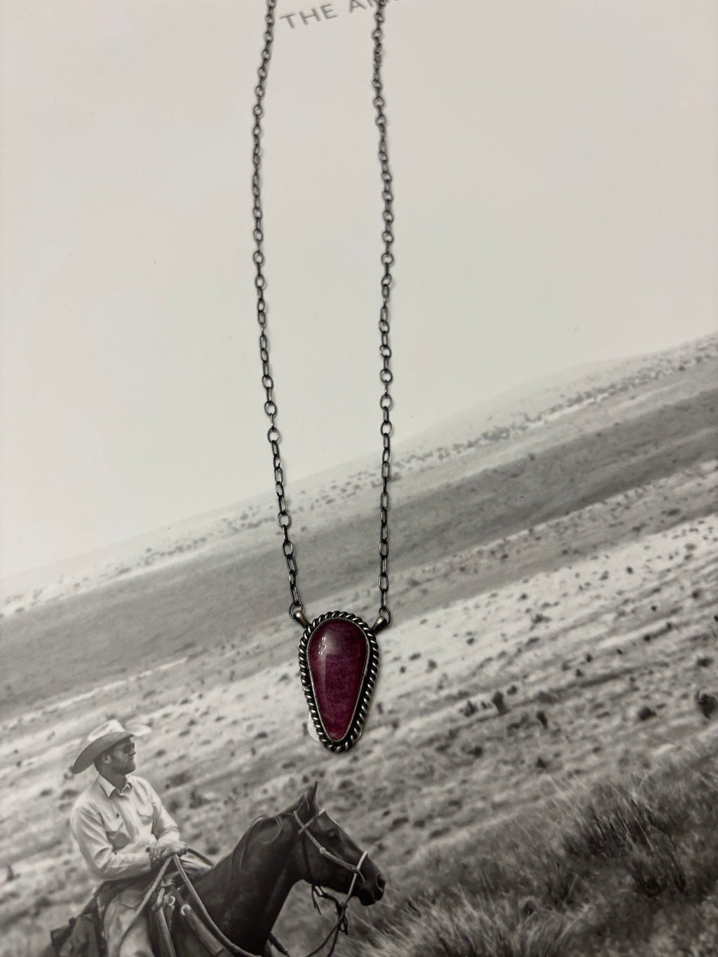 Scott Skeets Purple Spiny Necklace