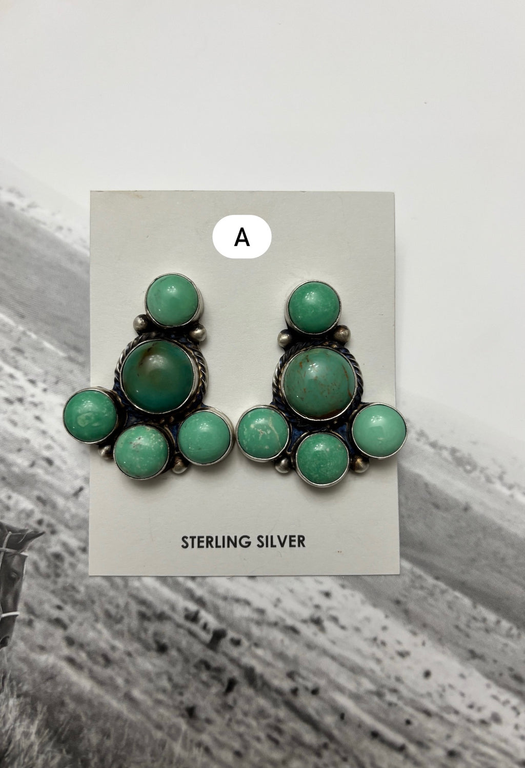 Mixed Mine Cluster Earrings