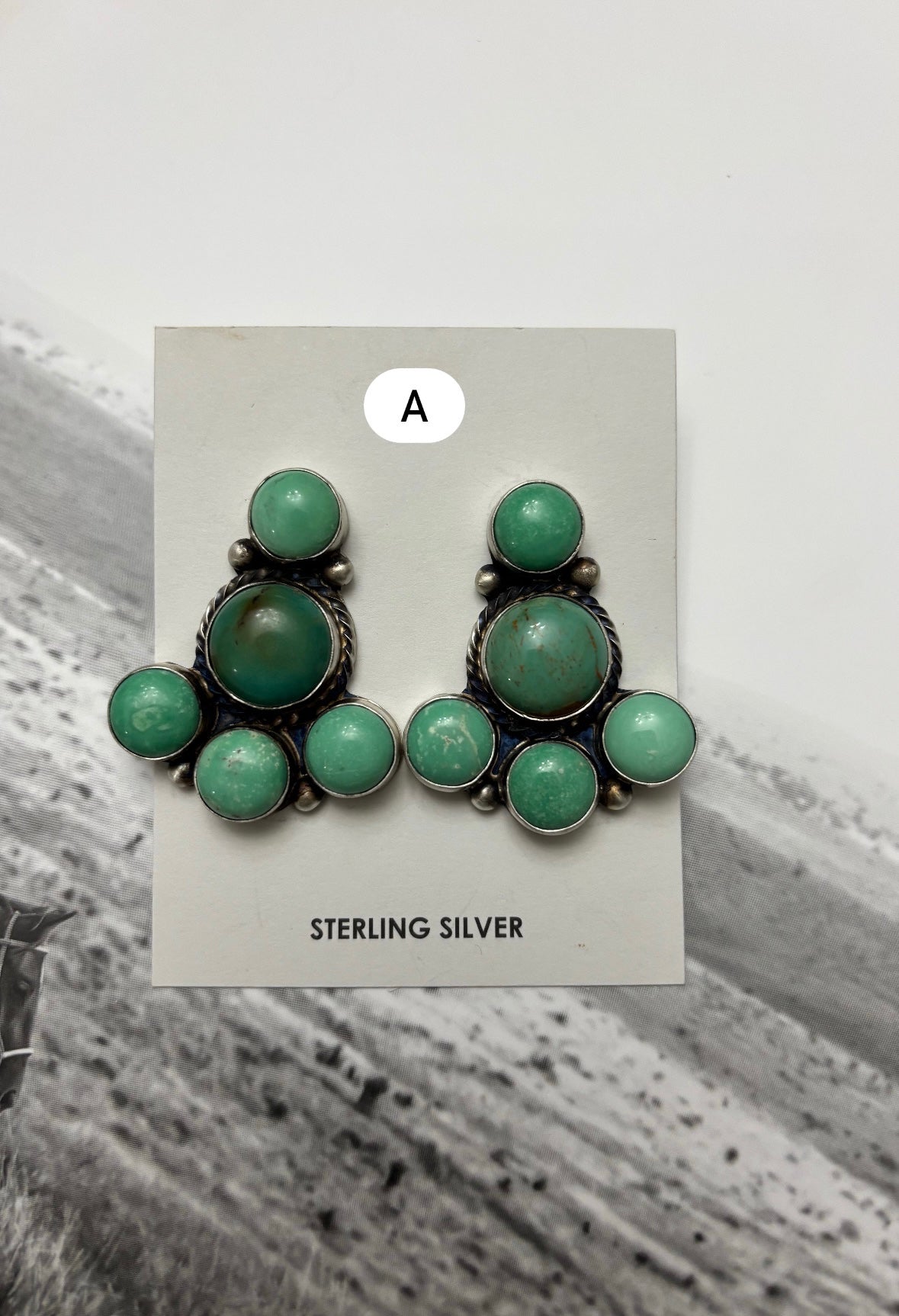 Mixed Mine Cluster Earrings