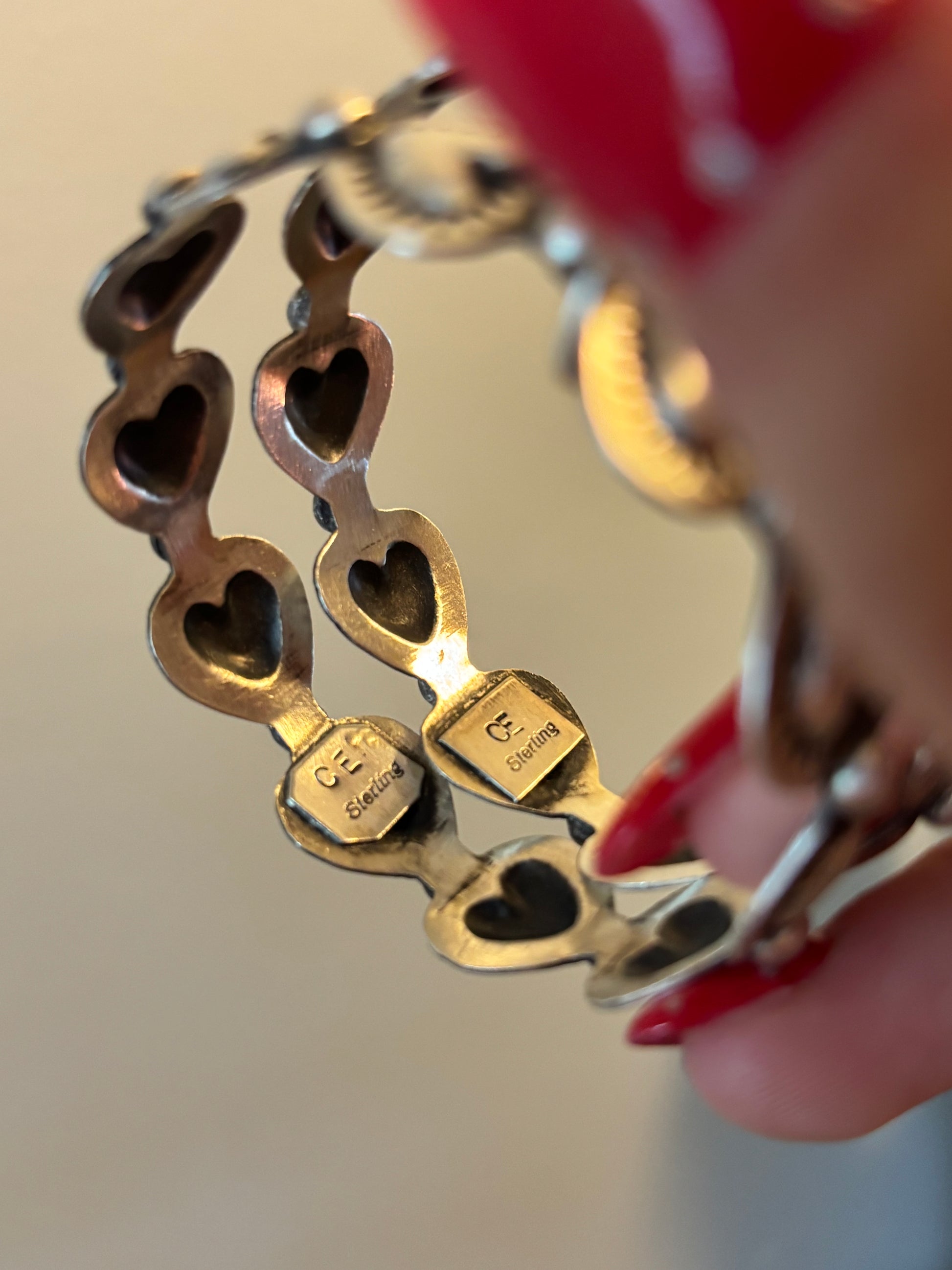Chris Etsitty Heart Hoops - medium