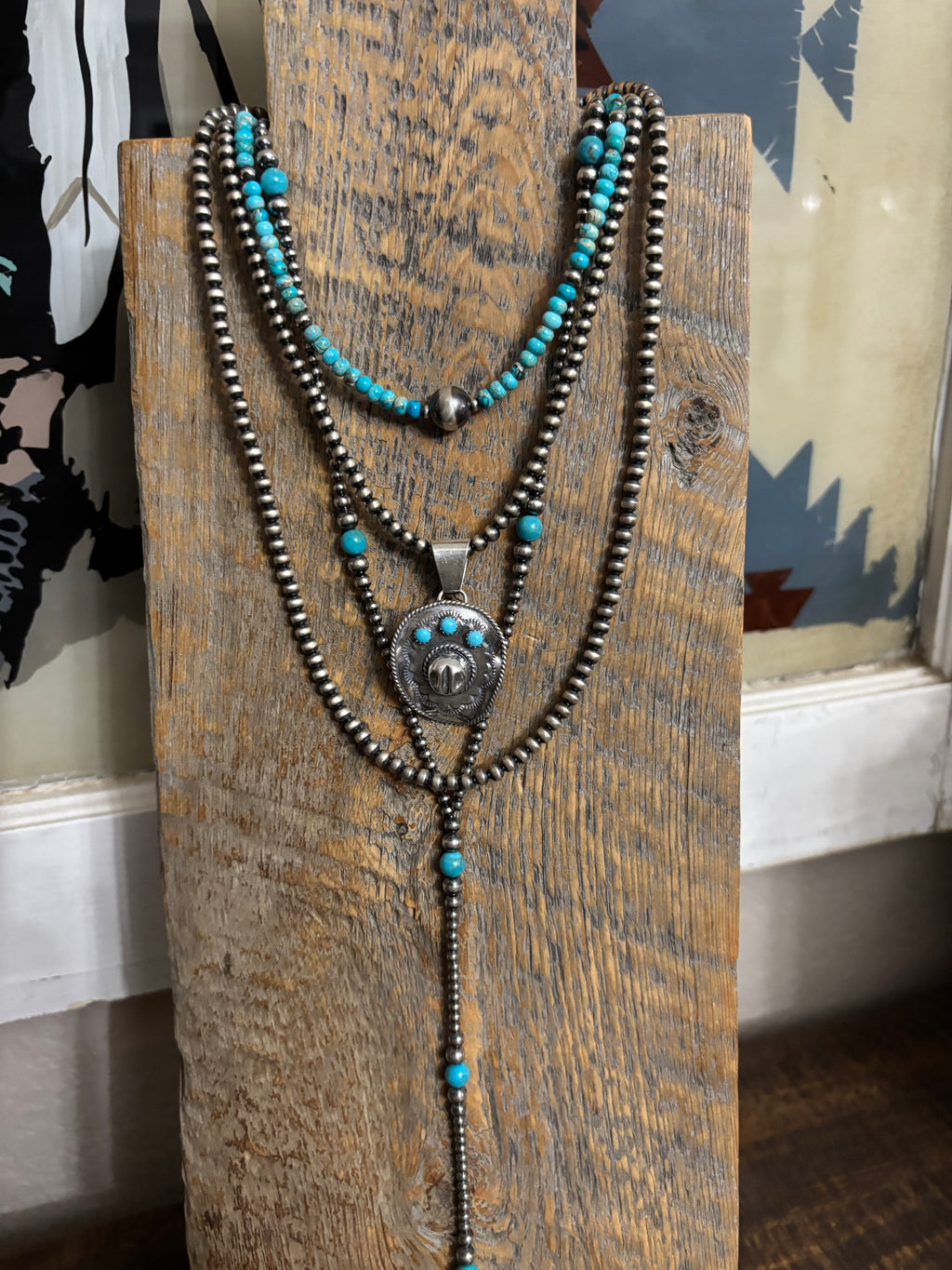 Bobby Platero Cowboy Hat Pendant