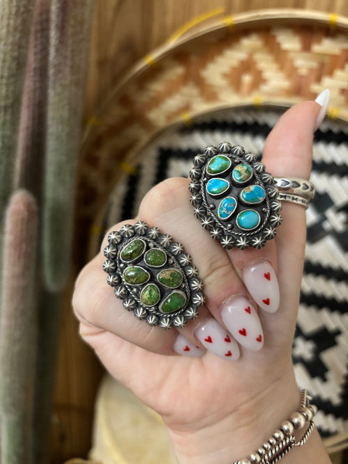 Adrienne Gordon Cluster Ring Sz 6 & 7