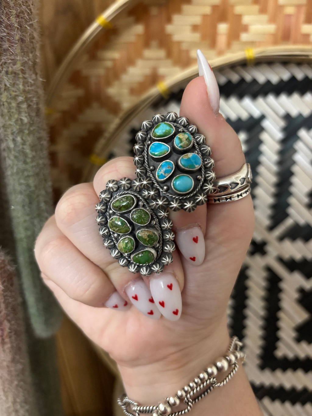 Adrienne Gordon Cluster Ring Sz 6 & 7