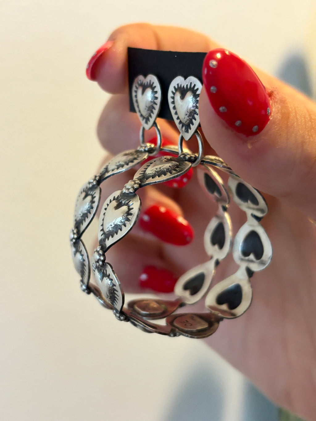 Chris Etsitty Heart Hoops - Small