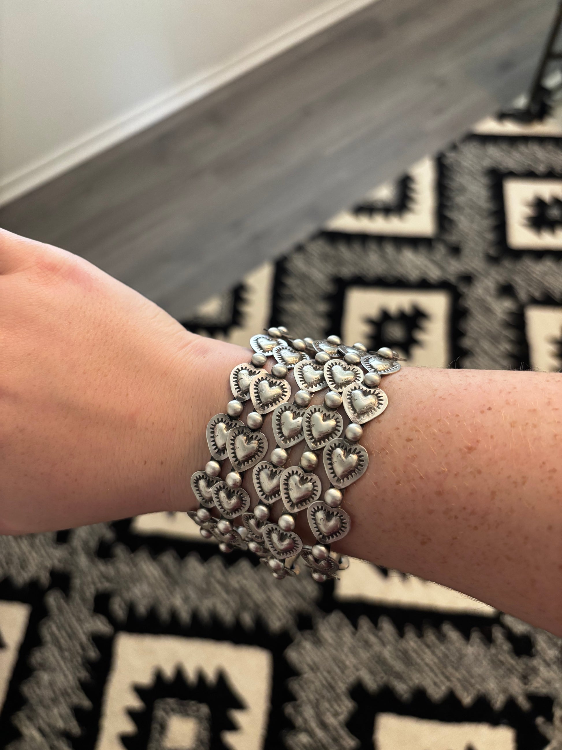 Chris Etsitty Heart Bangle