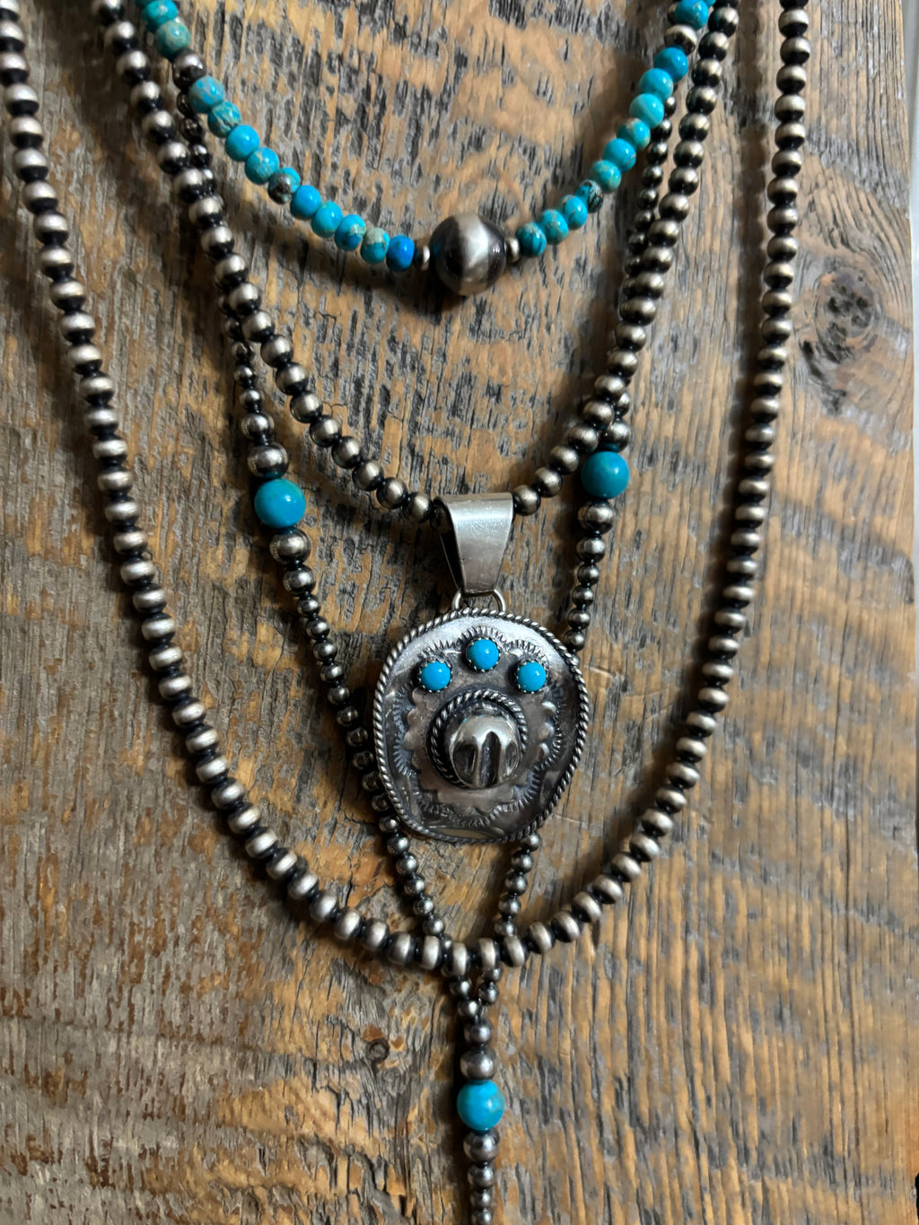 Bobby Platero Cowboy Hat Pendant