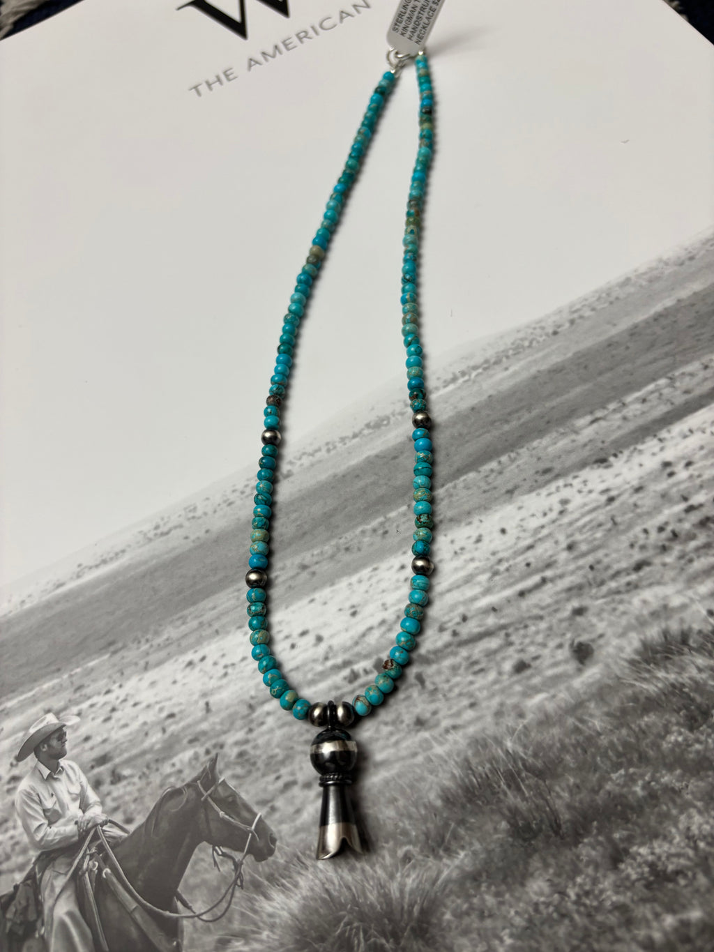 The Sandy Kingman Turquoise Blossom Necklace