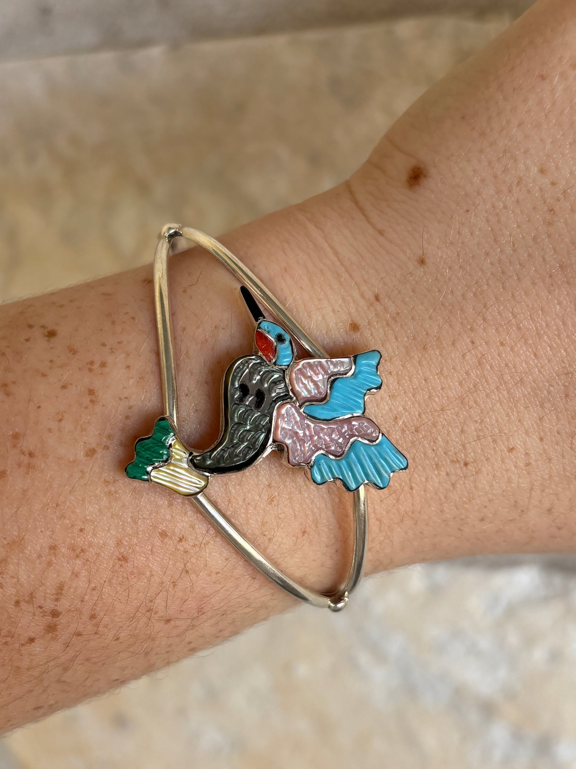 Zuni Hummingbird Cuff