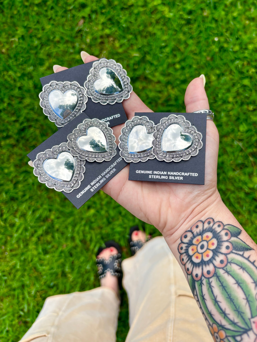 Sunshine Reeves Heart Earrings