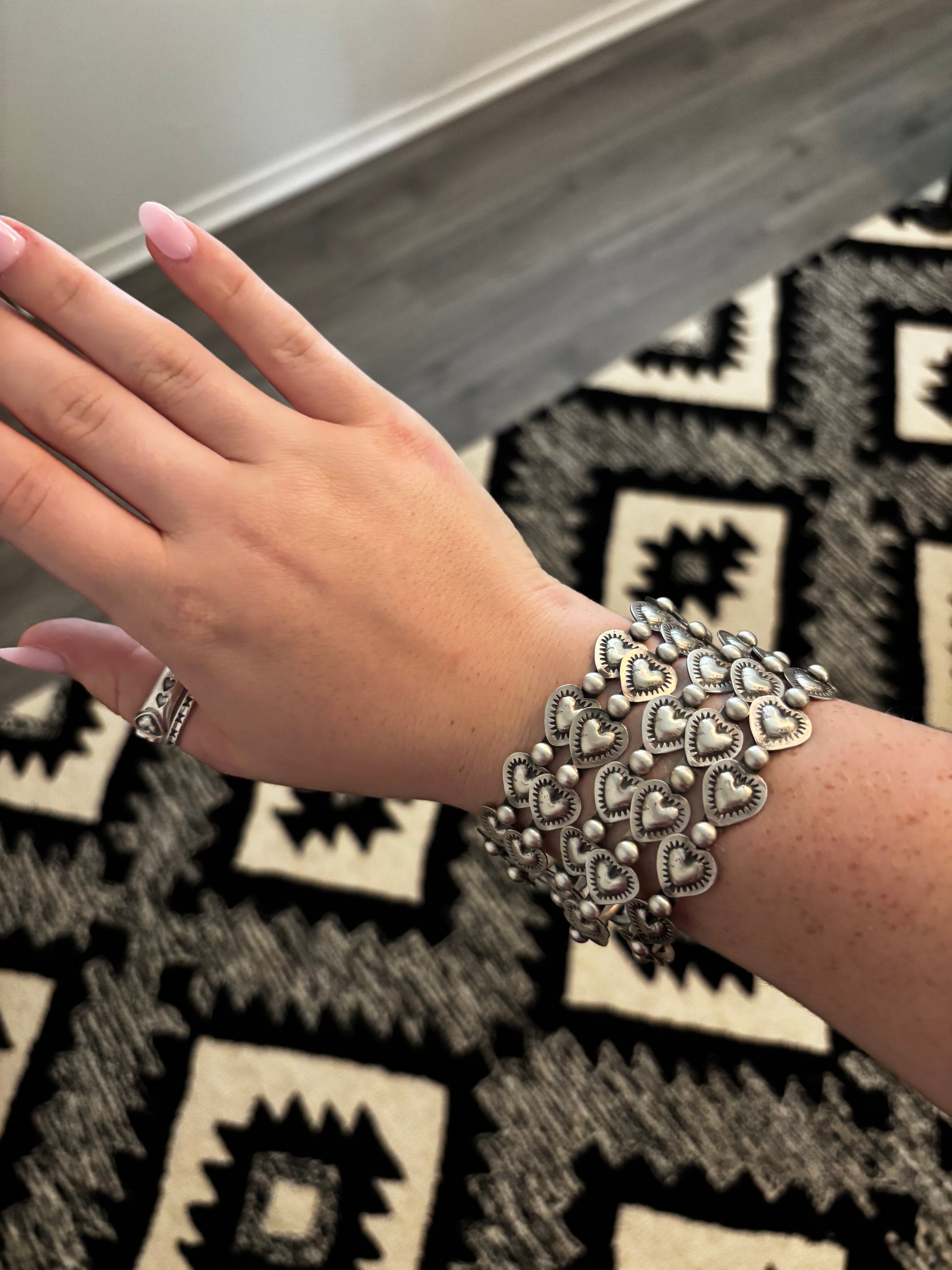 Chris Etsitty Heart Bangle