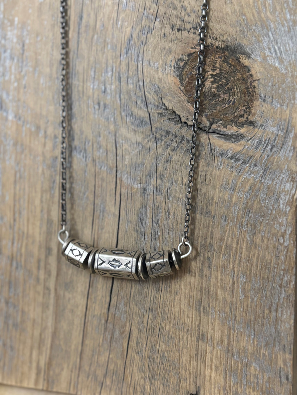 The Barrel Bead Necklace
