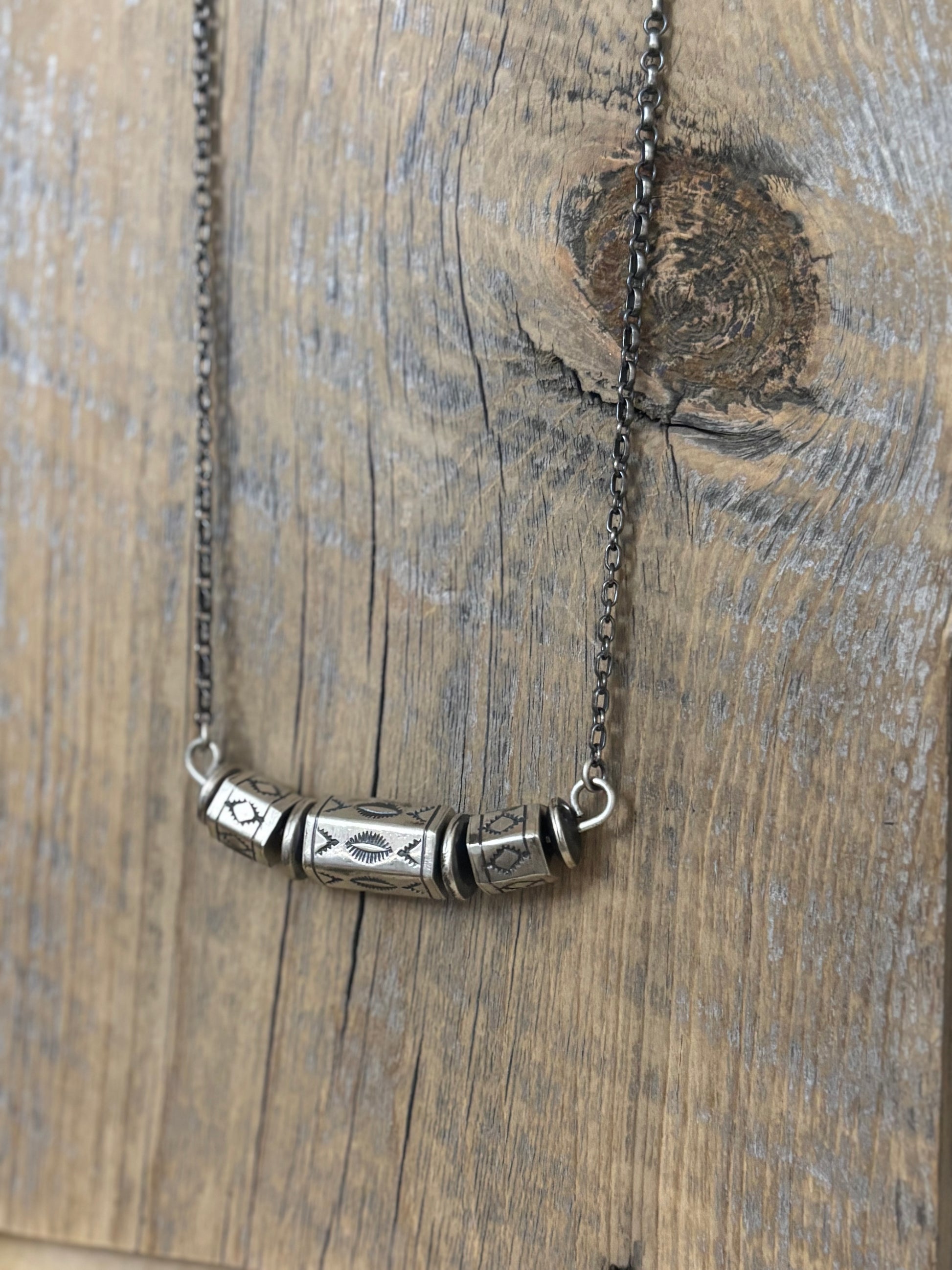 The Barrel Bead Necklace