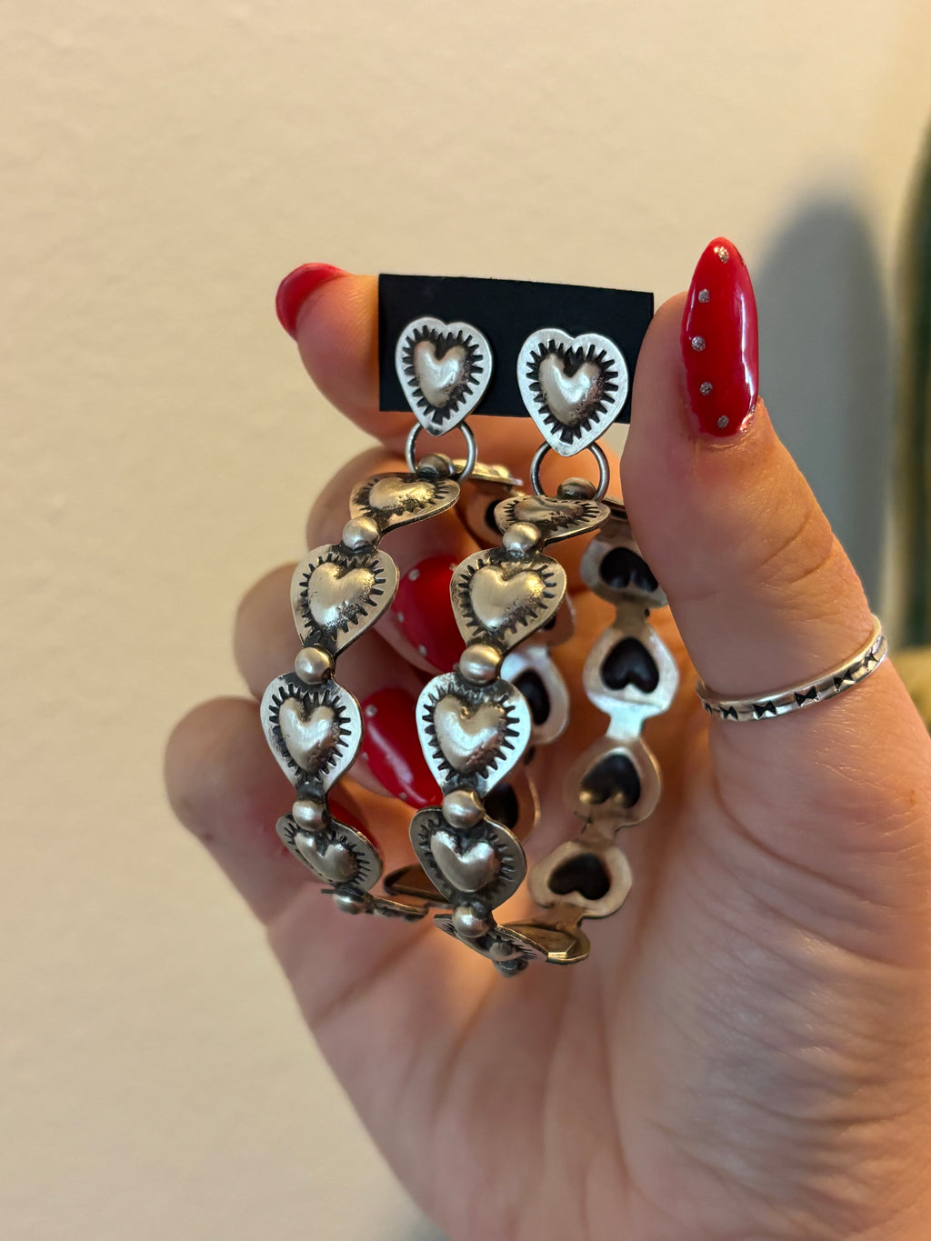 Chris Etsitty Heart Hoops - medium