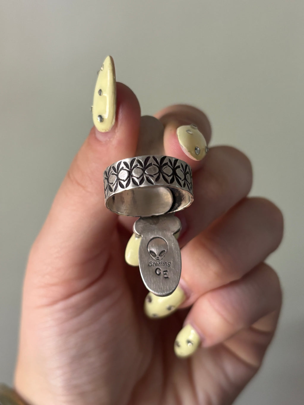 Chris Etsitty Adjustable Golden Hills Ring