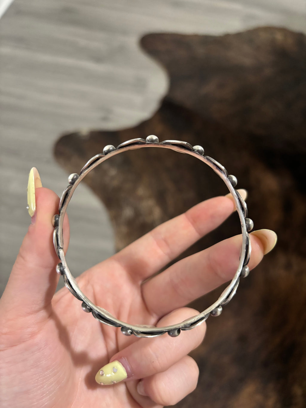 Chris Etsitty Heart Bangle