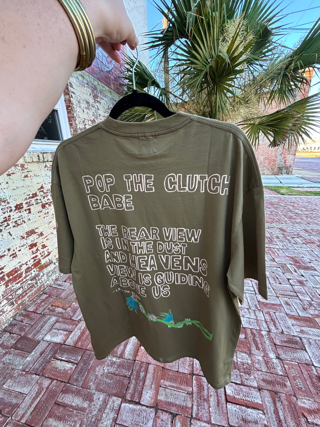 Pop The Clutch Graphic Tee