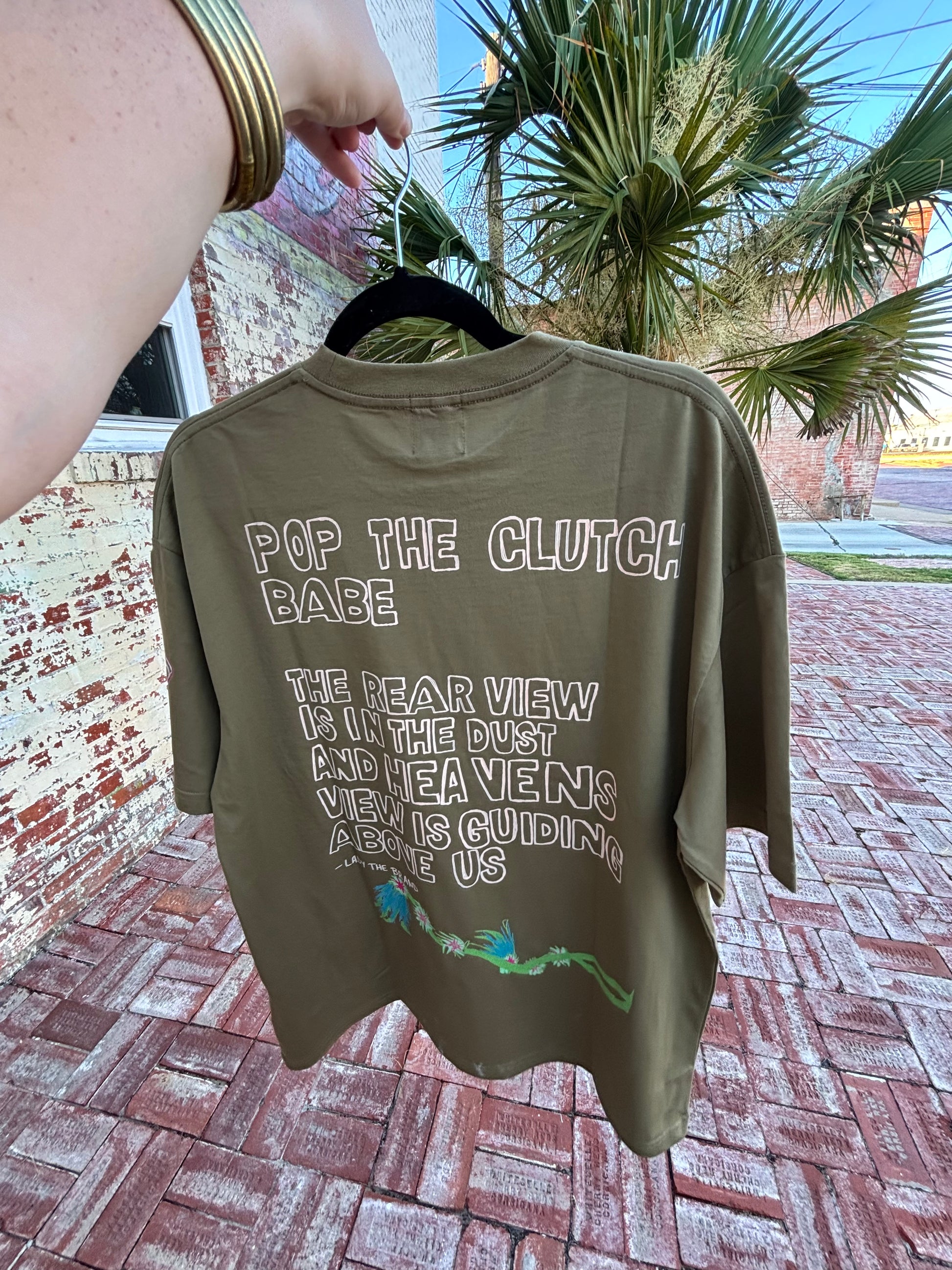 Pop The Clutch Graphic Tee