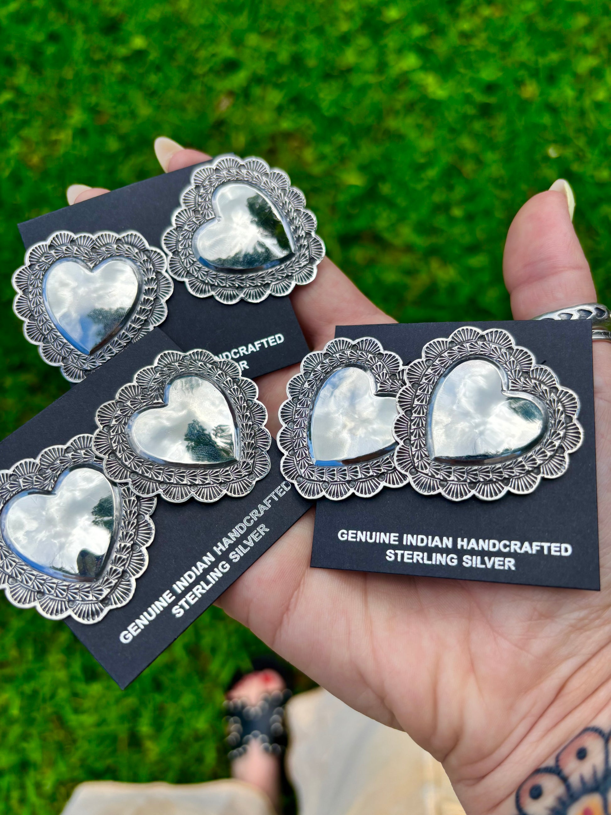 Sunshine Reeves Heart Earrings