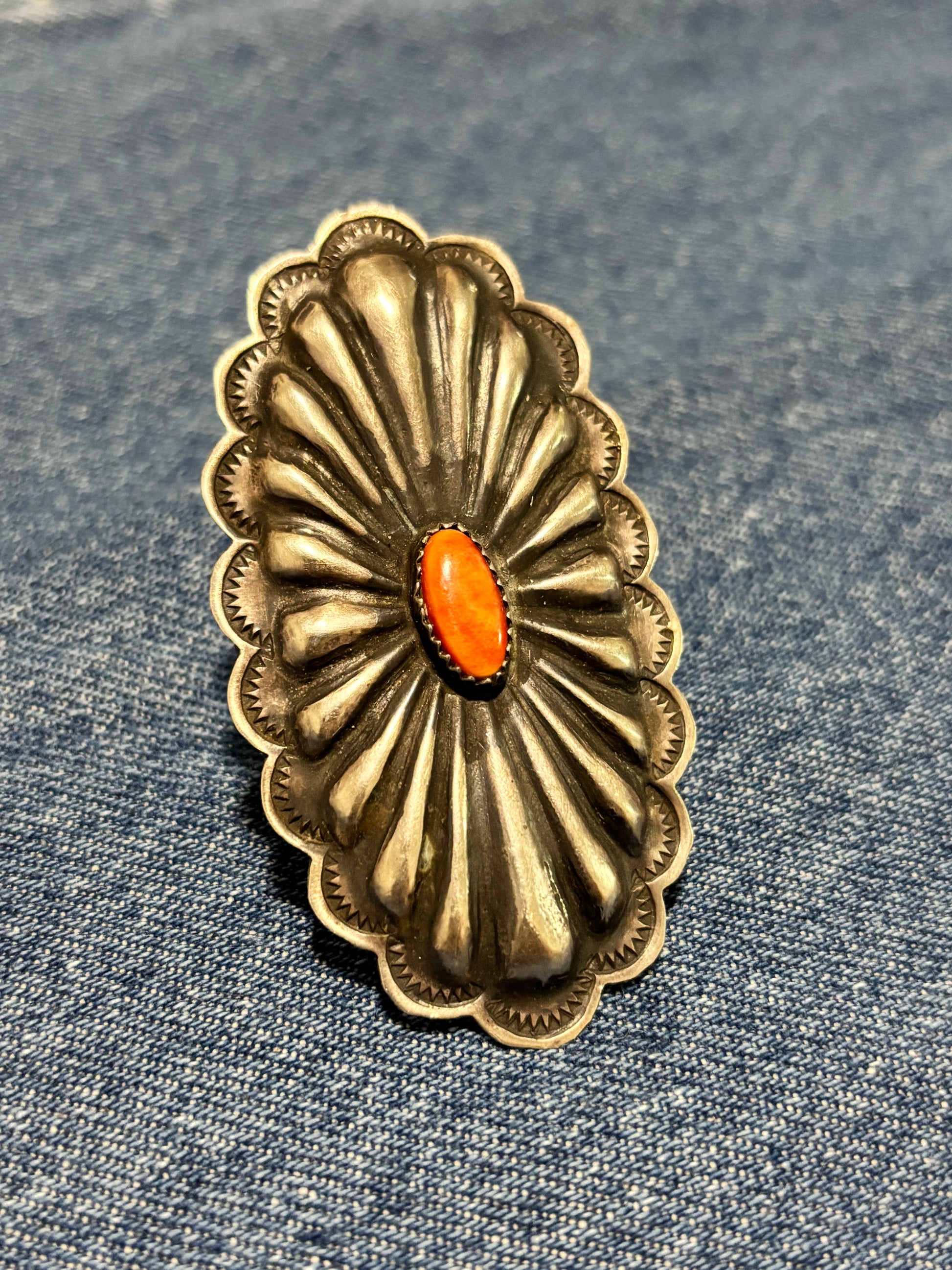 Rita Lee Concho Ring Sz 8