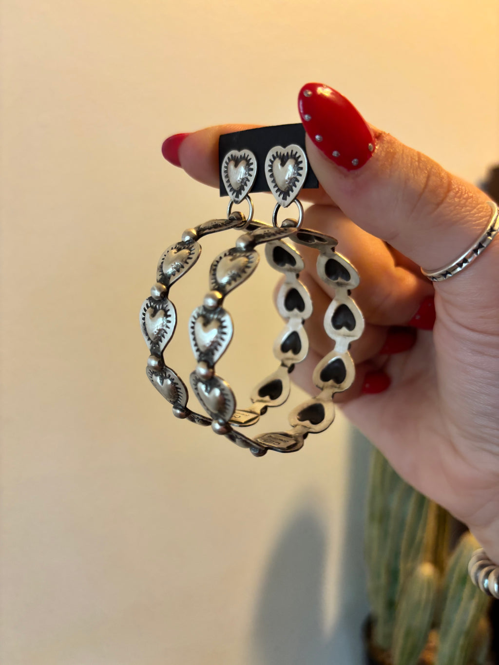 Chris Etsitty Heart Hoops - medium