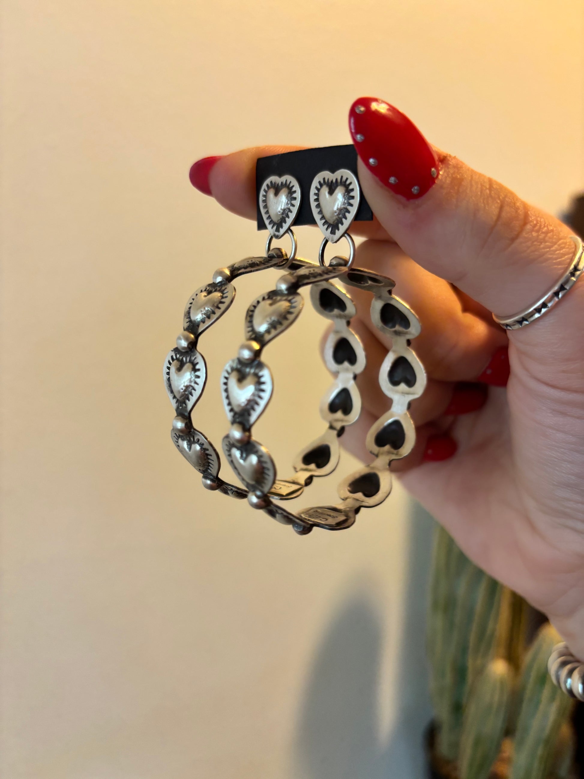 Chris Etsitty Heart Hoops - medium
