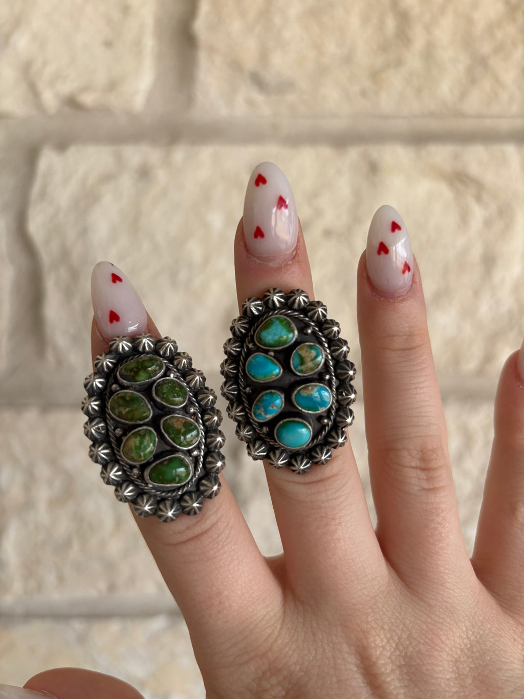 Adrienne Gordon Cluster Ring Sz 6 & 7