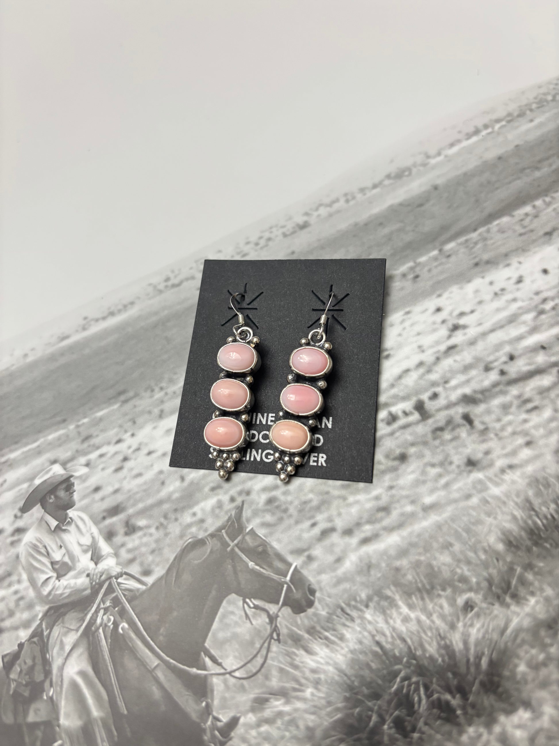 The Gary Pink Conch Earrings