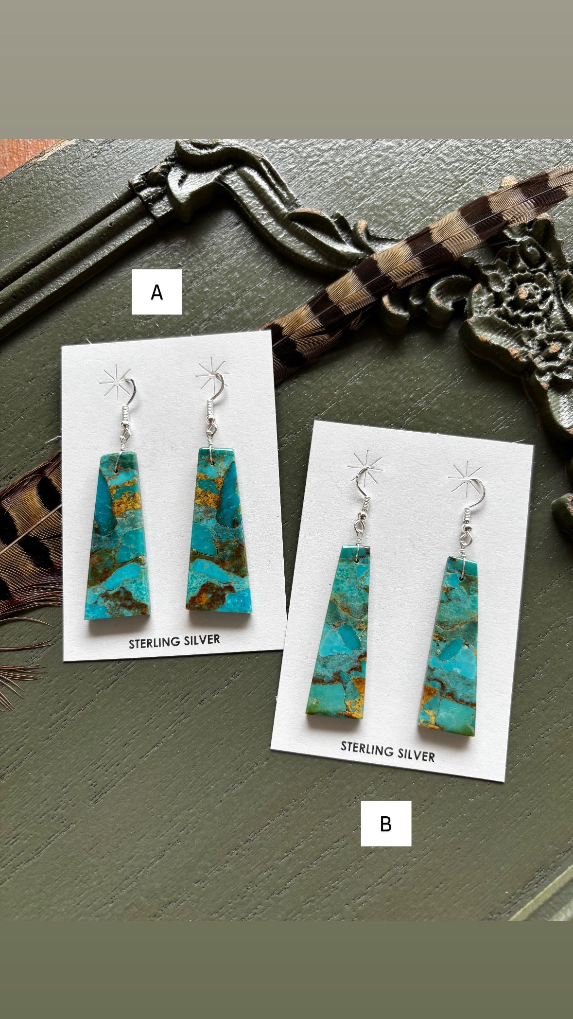 The Andrews Slab Earrings