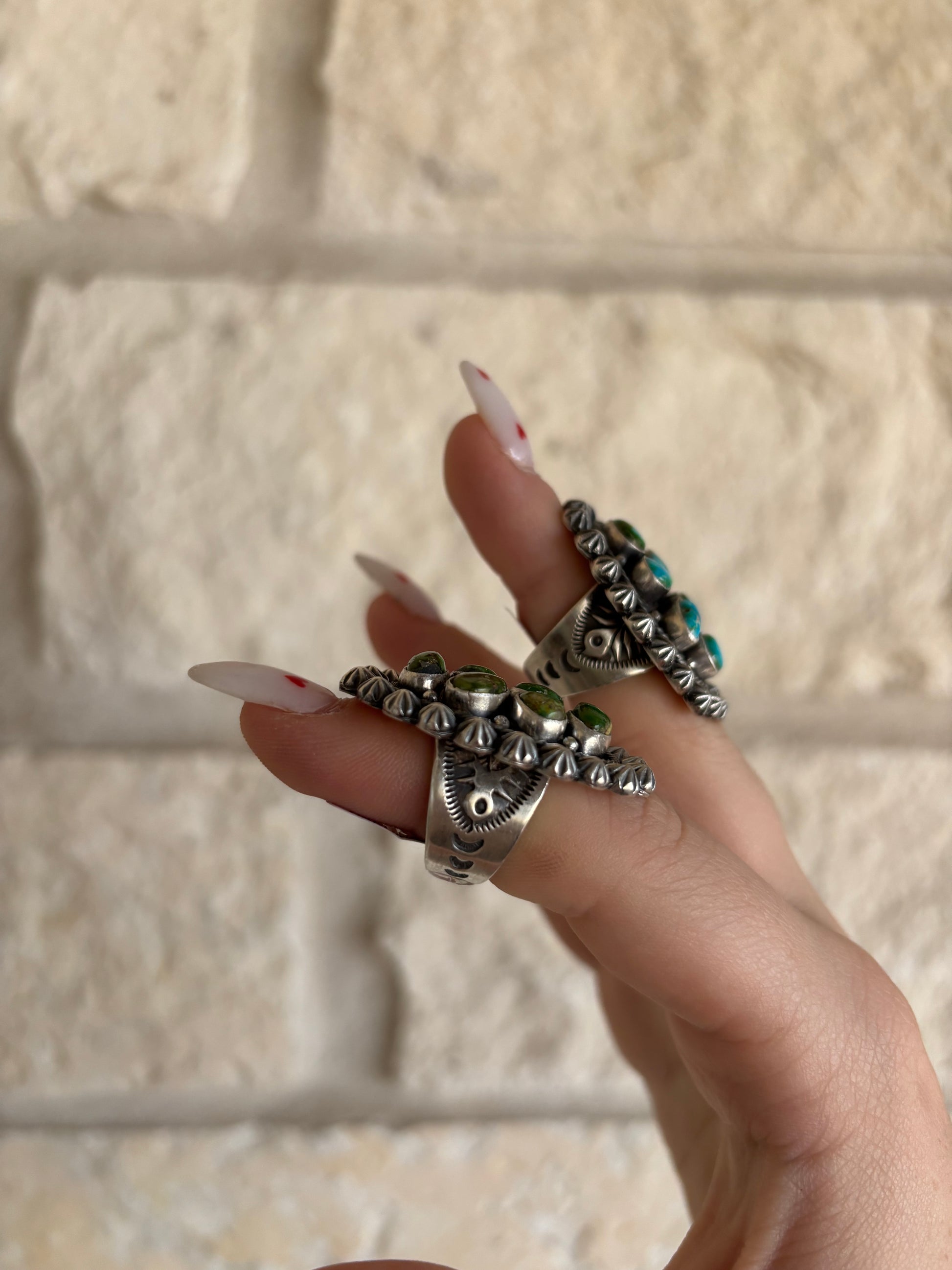 Adrienne Gordon Cluster Ring Sz 6 & 7