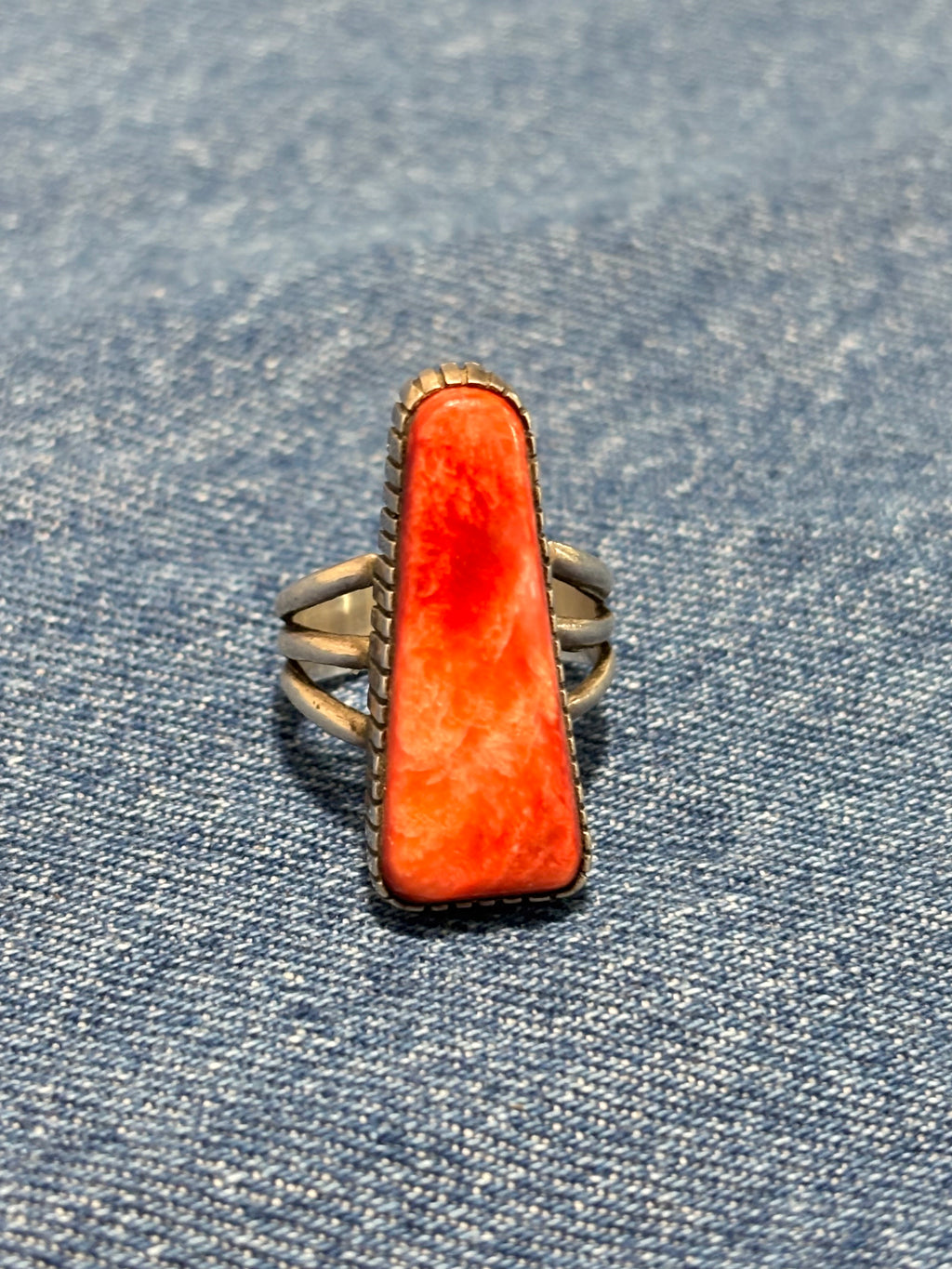 Red Hot Spiny Ring Sz 8