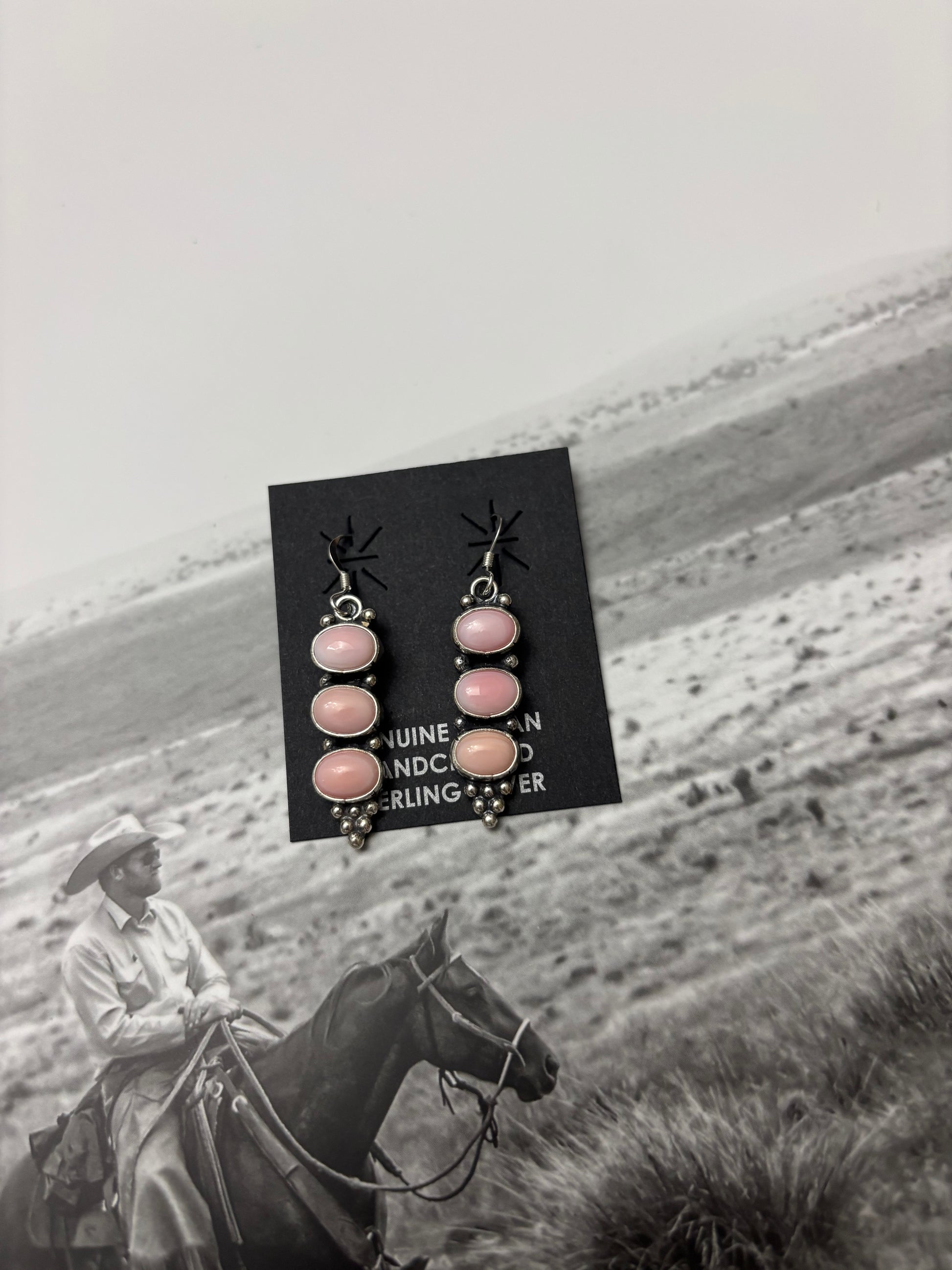 The Gary Pink Conch Earrings